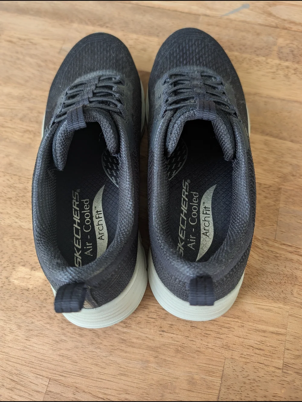 Skechers Navy Slip-On Memory Foam Trainer for Women 6.5